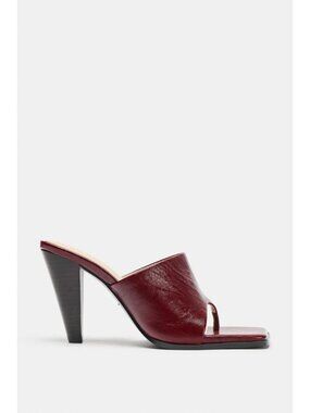 ZARA LIMITED EDITION LEATHER HEELED SANDALS 1324/810/022